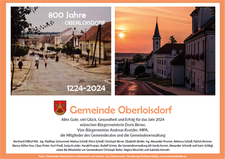 Titelbild Kalender 2024 Oberloisdorf